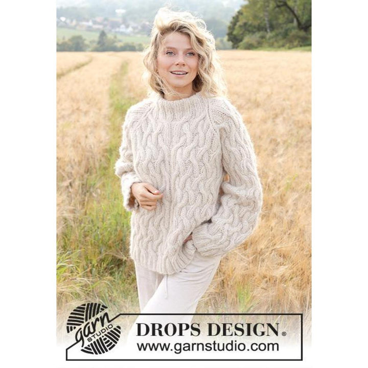Sand Trails Pullover Strickanleitung - Drops Design (PDF) bei bei Lieblingsgarn