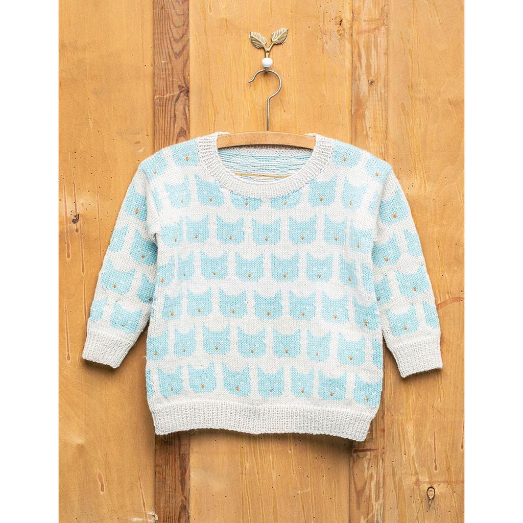 Katzen-Pullover Strickanleitung - Sandnes Garn / Olaug Beate Bjelland (PDF) bei Lieblingsgarn