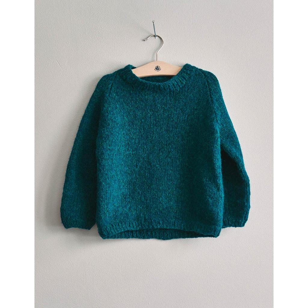 Einfacher Raglan-Pullover Strickanleitung - Sandnes Garn / Åsa Christiansen (PDF) bei bei Lieblingsgarn