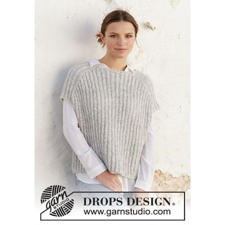 Mountain Moraine Pullunder Strickanleitung - Drops Design (PDF)