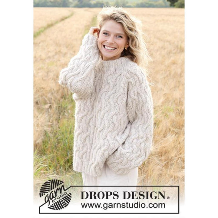 Sand Trails Pullover Strickanleitung - Drops Design (PDF) bei bei Lieblingsgarn