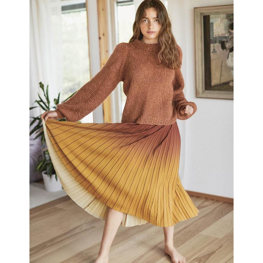 Puffärmel-Pullover Strickanleitung - Sandnes Garn / Liv Stangeland (PDF)