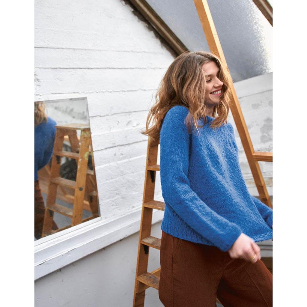 Raglan-Pullover von oben Strickanleitung - Sandnes Garn / Olaug Beate Bjelland (PDF)