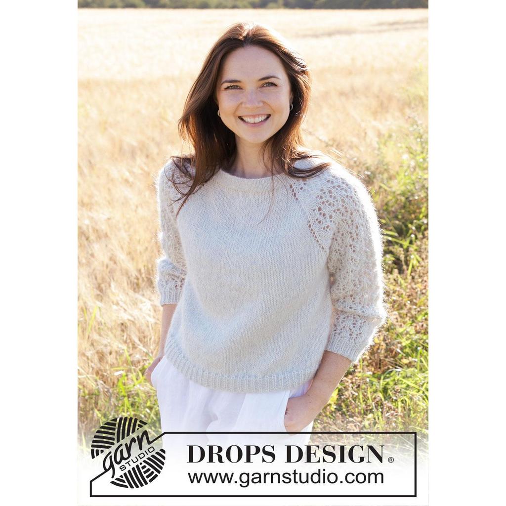 Remembering Spring Pullover Strickanleitung - Drops Design (PDF) bei bei Lieblingsgarn