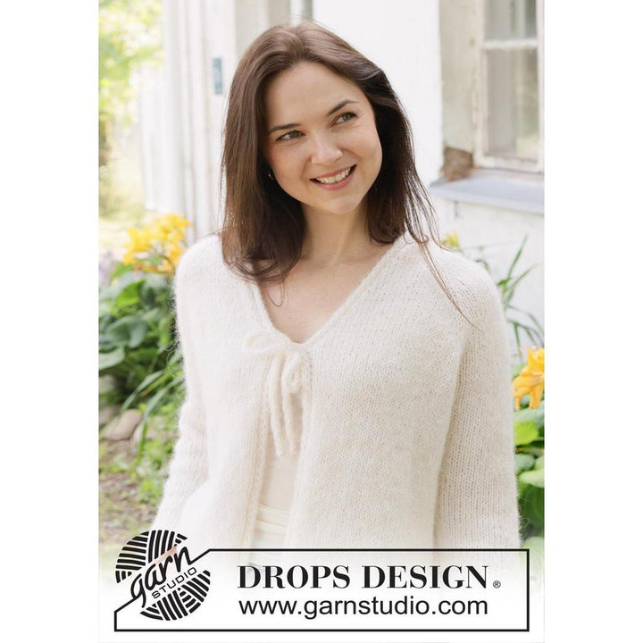 Delicate Dance Cardigan Strickanleitung - Drops Design (PDF) bei bei Lieblingsgarn