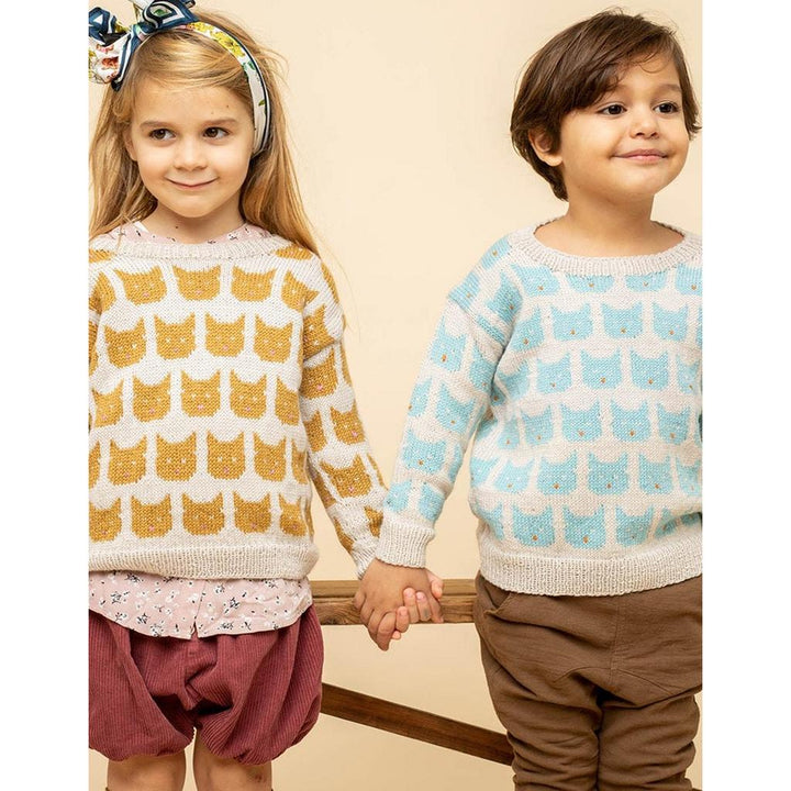 Katzen-Pullover Strickanleitung - Sandnes Garn / Olaug Beate Bjelland (PDF) bei Lieblingsgarn