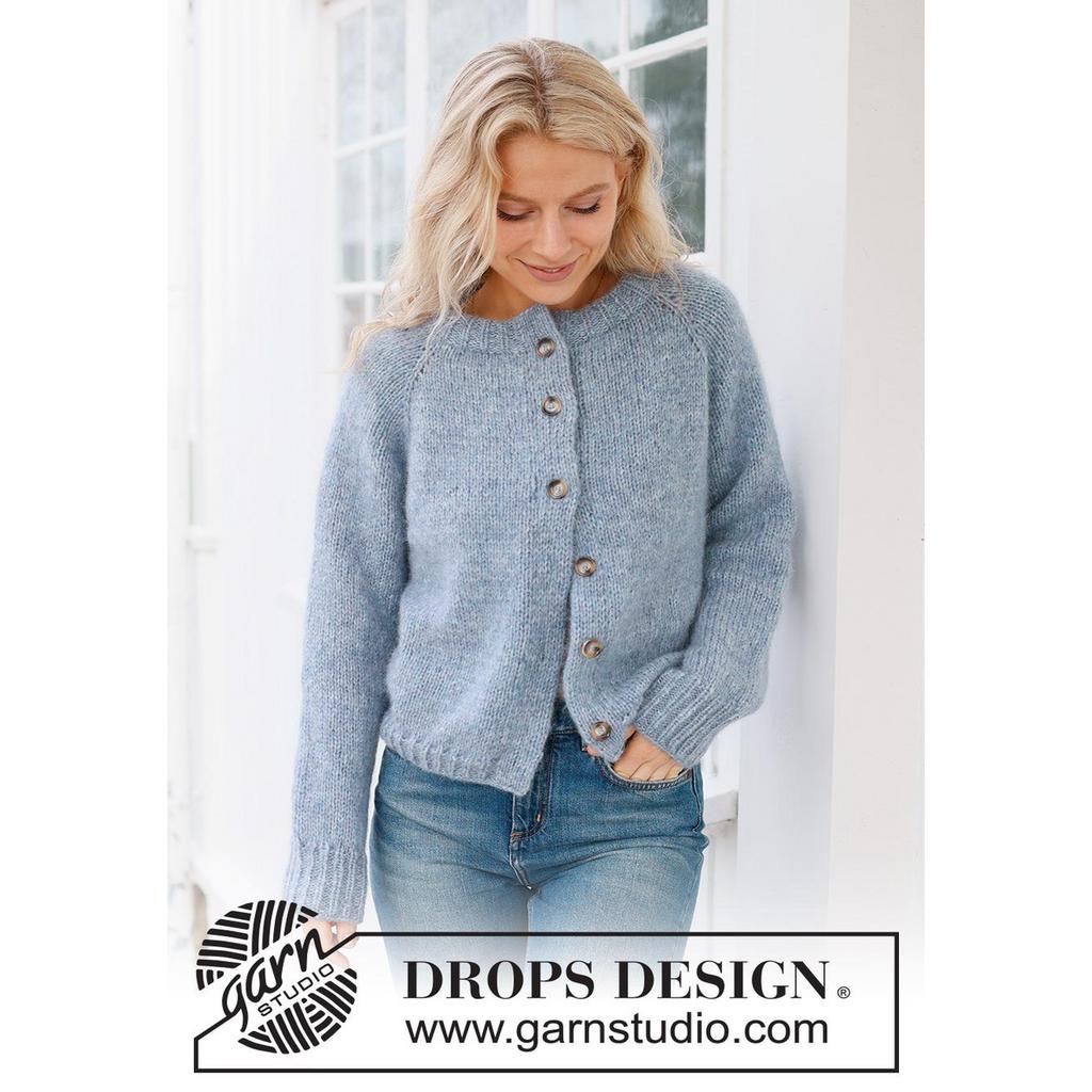 Foggy Autumn Cardigan Strickanleitung - Drops Design (PDF) bei bei Lieblingsgarn