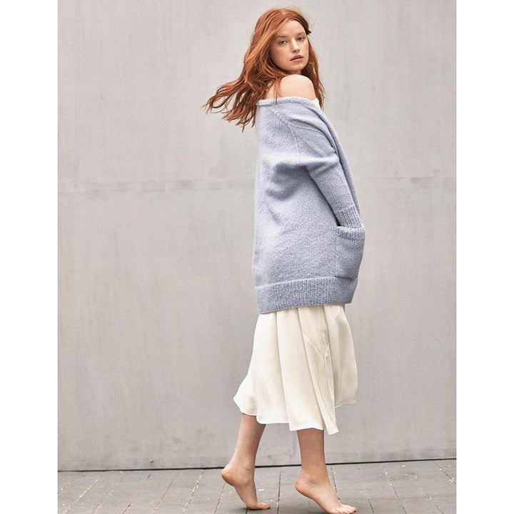 Lange Jacke mit Taschen Strickanleitung - Sandnes Garn / Liv Stangeland (PDF)