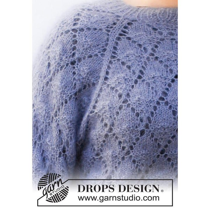 Frosted Leaves Strickanleitung - Drops Design (PDF)