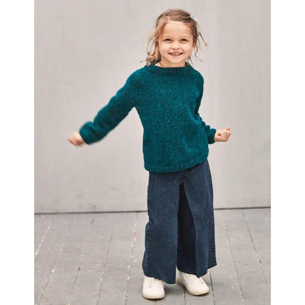 Einfacher Raglan-Pullover Strickanleitung - Sandnes Garn / Åsa Christiansen (PDF) bei bei Lieblingsgarn