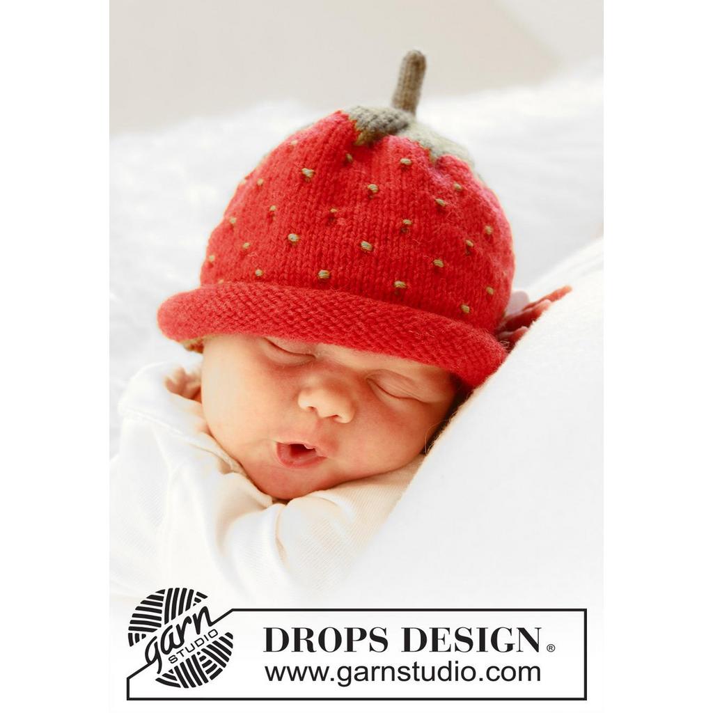 Sweet Strawberry Strickanleitung - Drops Design (PDF) bei bei Lieblingsgarn
