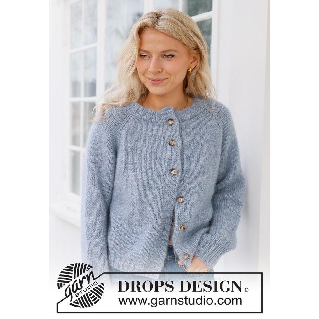 Foggy Autumn Cardigan Strickanleitung - Drops Design (PDF) bei bei Lieblingsgarn