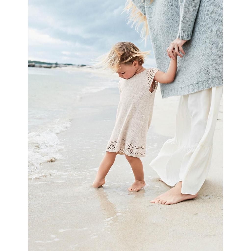 Lochmuster-Kleid Strickanleitung - Sandnes Garn / Anita Brathetland (PDF)