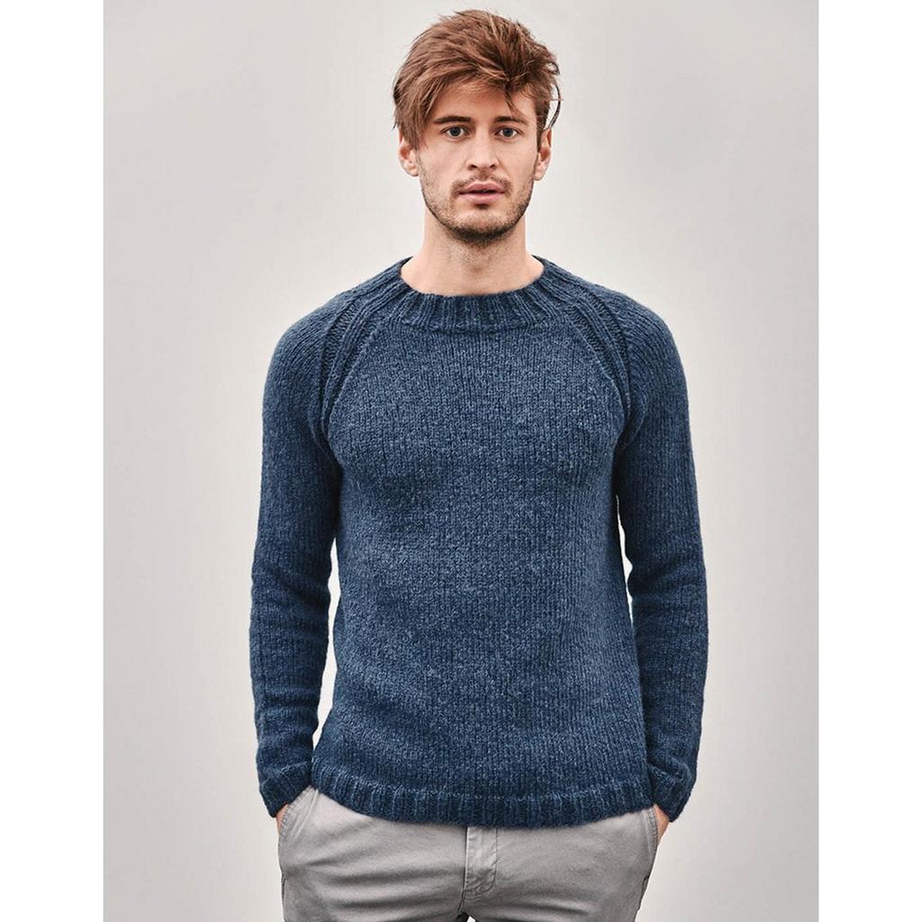 Basic Raglan-Pullover Strickanleitung - Sandnes Garn / Olaug Beate Bjelland (PDF)
