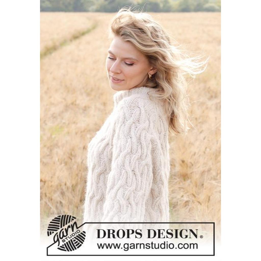 Sand Trails Pullover Strickanleitung - Drops Design (PDF) bei bei Lieblingsgarn