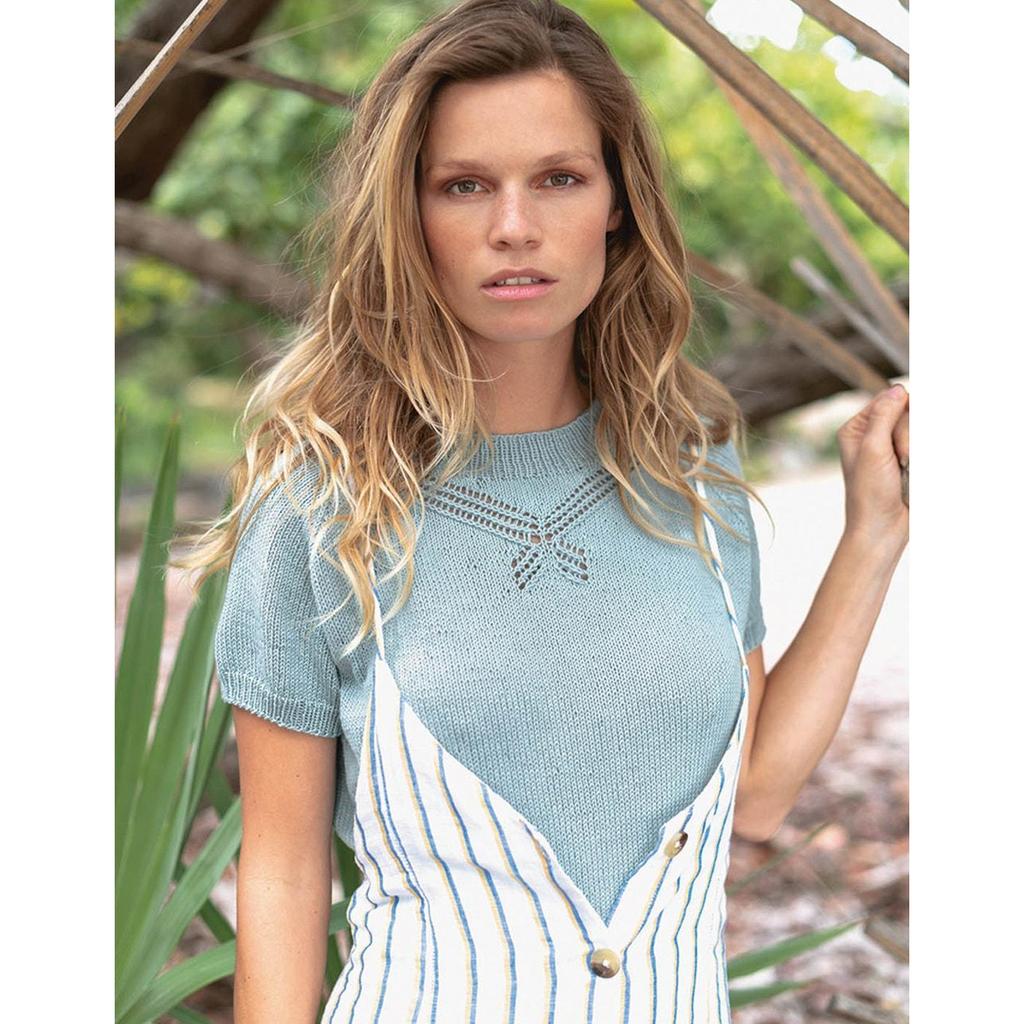 Schleife Shirt Strickanleitung - Sandnes Garn / Anita Brathetland (PDF) bei Lieblingsgarn