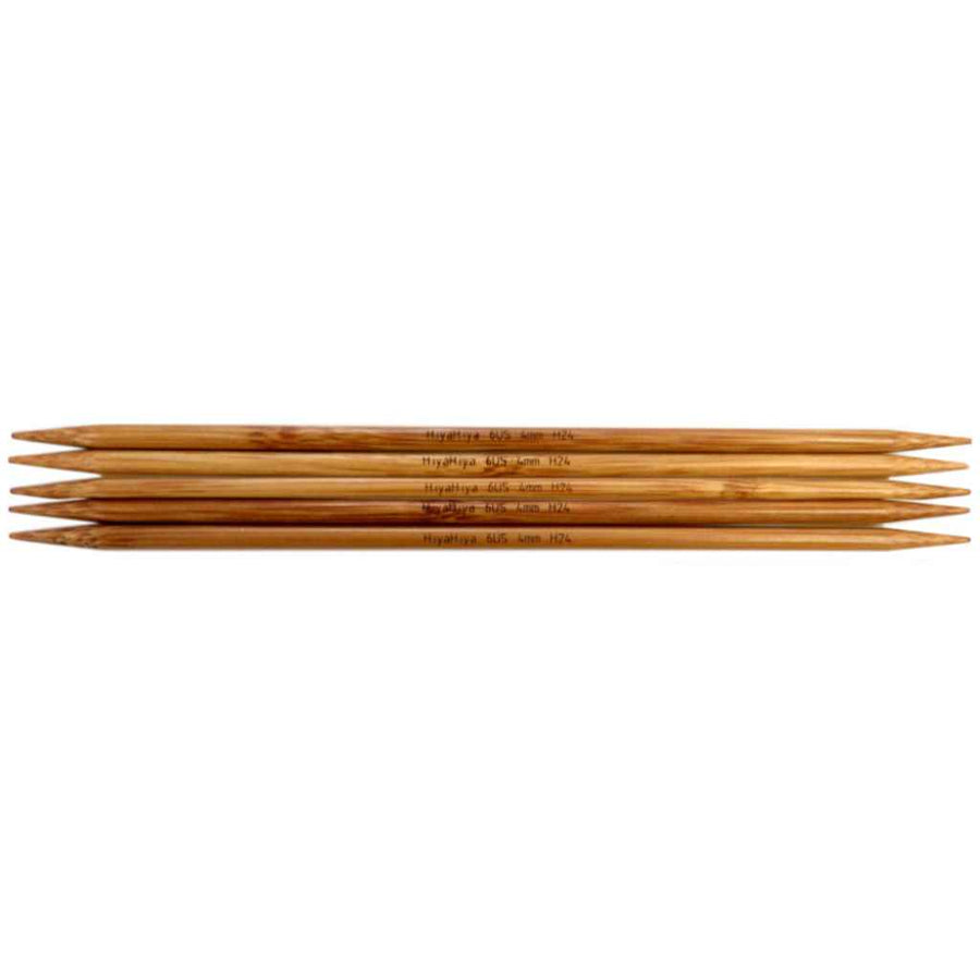 HiyaHiya Bamboo DPNs – Produktansicht, Holz bei bei bei bei bei bei bei bei bei Lieblingsgarn