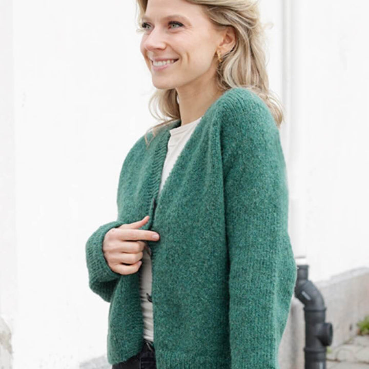 Drops Design Pattern Strickjacke No Nonsense Cardigan Strickset - Drops (PDF) Lieblingsgarn