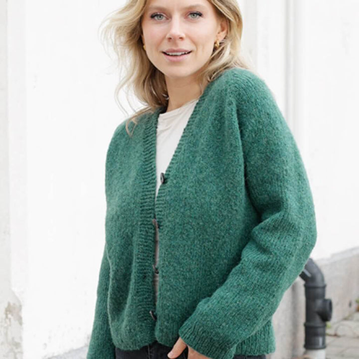 Drops Design Pattern Strickjacke No Nonsense Cardigan Strickset - Drops (PDF) Lieblingsgarn