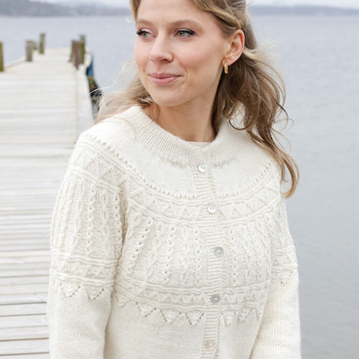 Drops Design Pattern Strickjacke Avalanche Cardigan Strickset - Drops (PDF) Lieblingsgarn