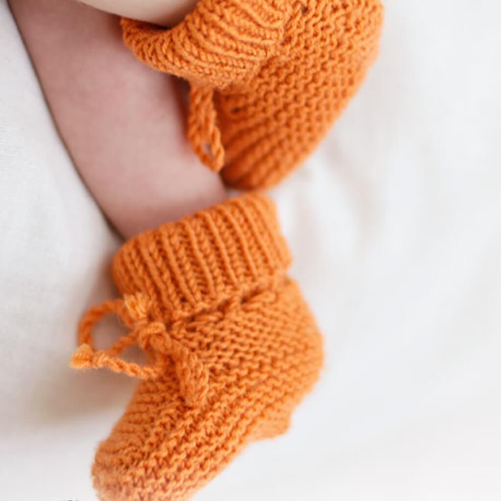 Drops Drops Baby Merino Orange Muffin Slippers (PDF) Lieblingsgarn
