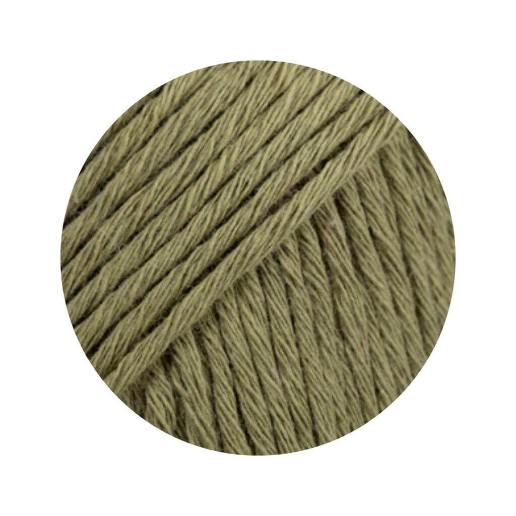 Drops 12 green khaki Drops Cotton Light Uni 50g Lieblingsgarn
