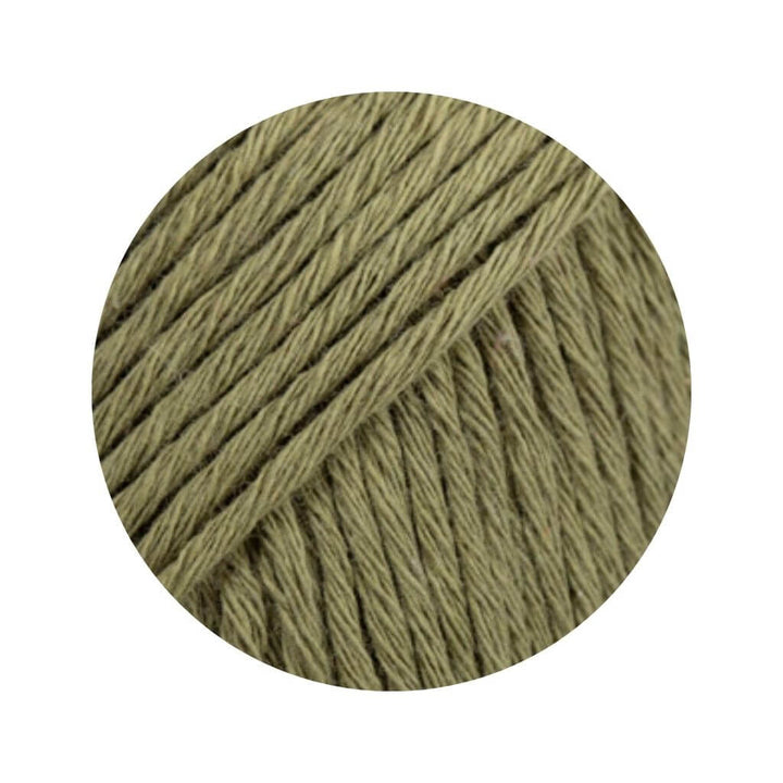 Drops 12 green khaki Drops Cotton Light Uni 50g Lieblingsgarn