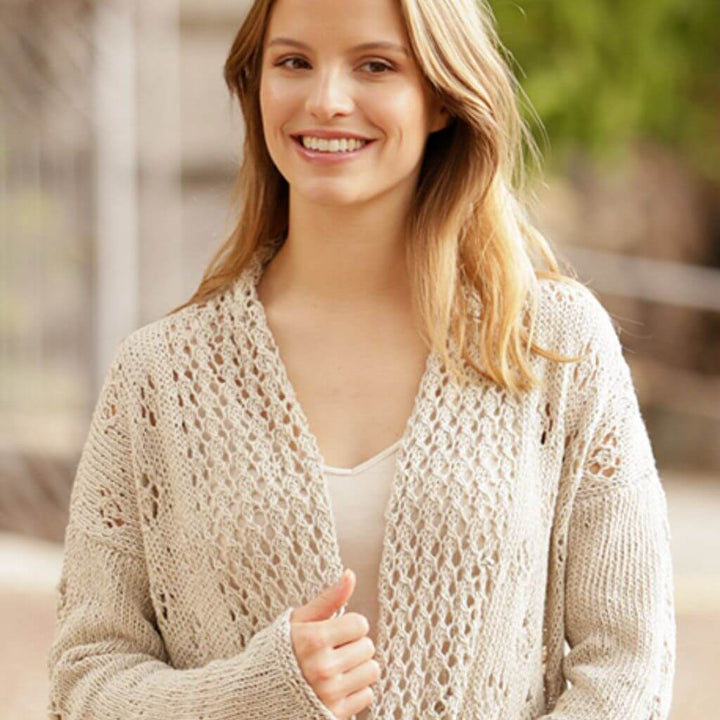 Drops Design Pattern Gestrickte Jacke Free Flow Strickset - Drops (PDF) Lieblingsgarn