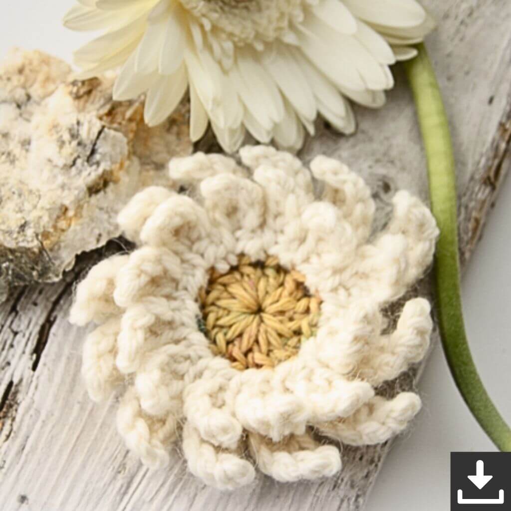 Drops Design Pattern Gerbera Häkelset - Drops Design (PDF) Lieblingsgarn