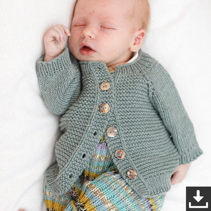Drops Design Pattern Strickjacke Dream Plan Cardigan Strickset - Drops (PDF) Lieblingsgarn