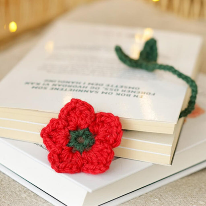 Drops Design Pattern Flower Quotes Lesezeichen Häkelkit - Drops (PDF) Lieblingsgarn