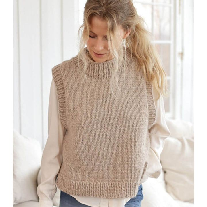 Drops Design Pattern Pullunder Isla Slipover Strickset - Drops (PDF) Lieblingsgarn