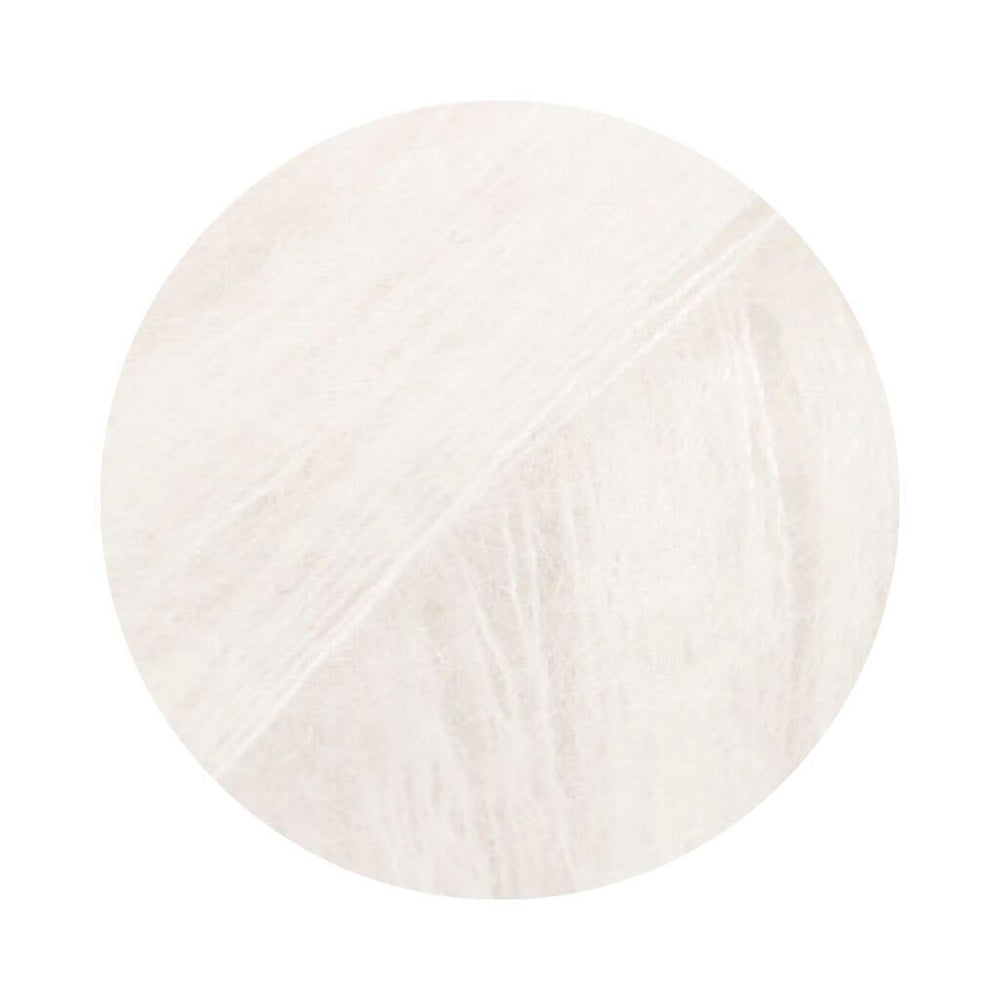 Drops Design Drops Kid-Silk, Farbe 01 off white – Mohair und Seide bei Lieblingsgarn