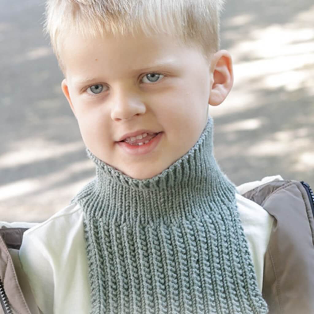 Drops Design Pattern Kragenschal Trailhead Neck Warmer Strickset - Drops (PDF) Lieblingsgarn