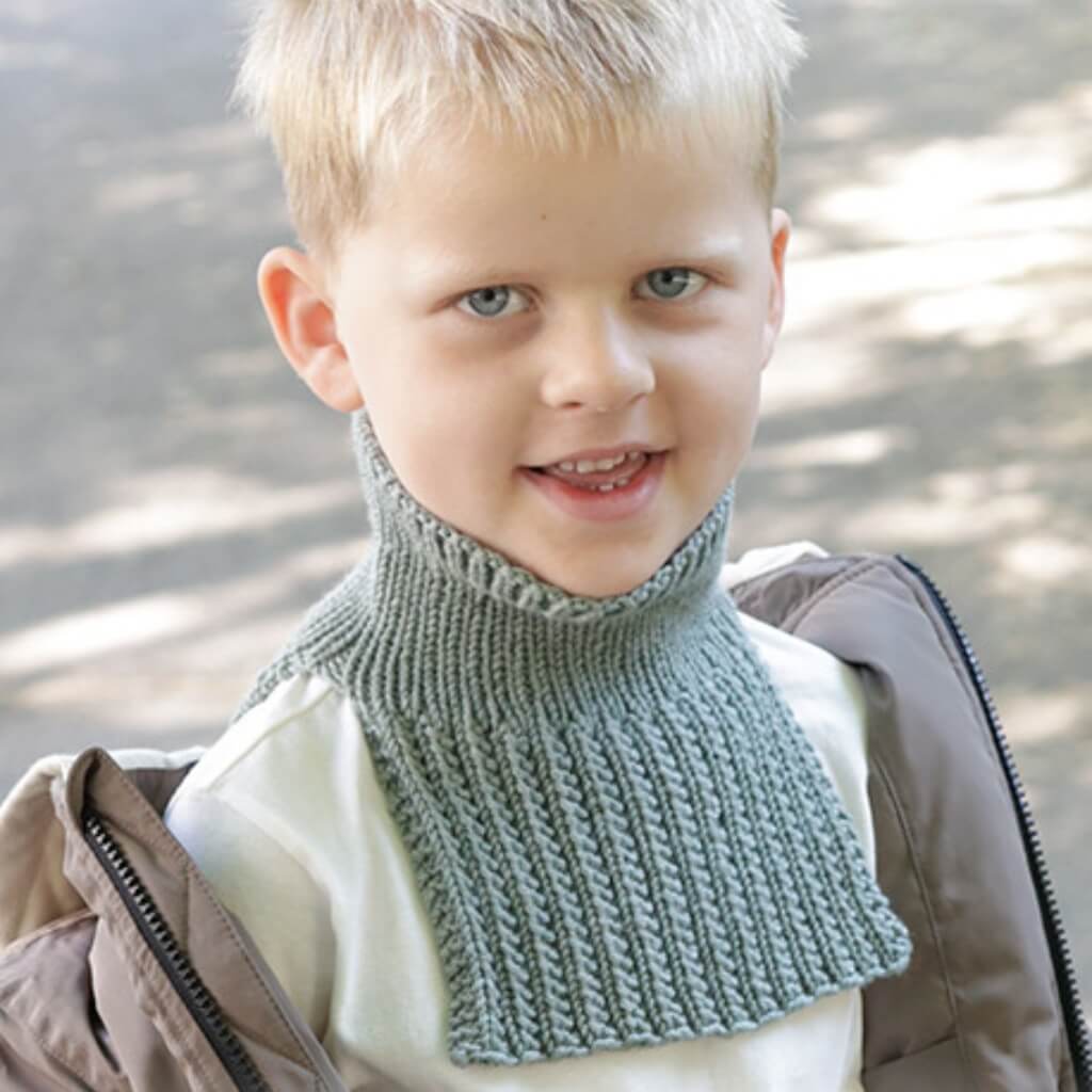 Drops Design Pattern Kragenschal Trailhead Neck Warmer Strickset - Drops (PDF) Lieblingsgarn