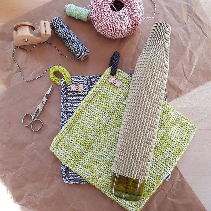 Ducathi Pattern Bakers Twine Topflappen Strickanleitung - Ducathi (PDF) Lieblingsgarn