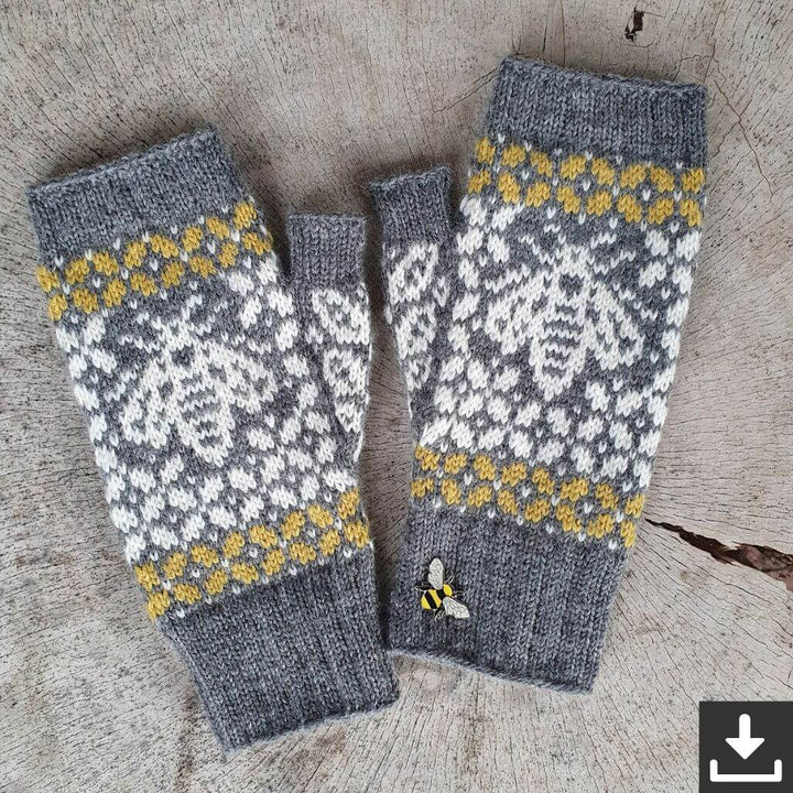 Ducathi Handschuhe Bee Creative Mittens Strickanleitung - Ducathi (PDF) Lieblingsgarn