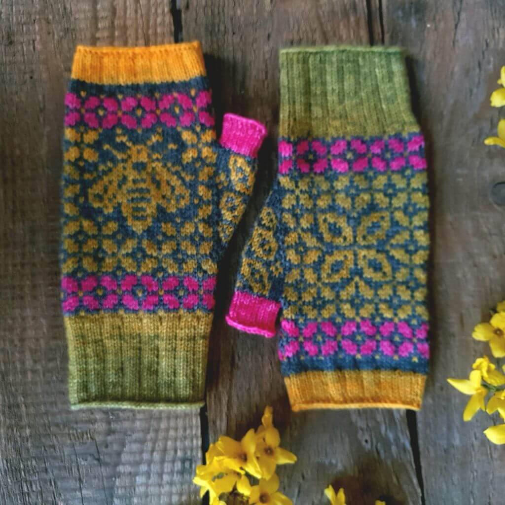 Ducathi Handschuhe Bee Creative Mittens Strickanleitung - Ducathi (PDF) Lieblingsgarn