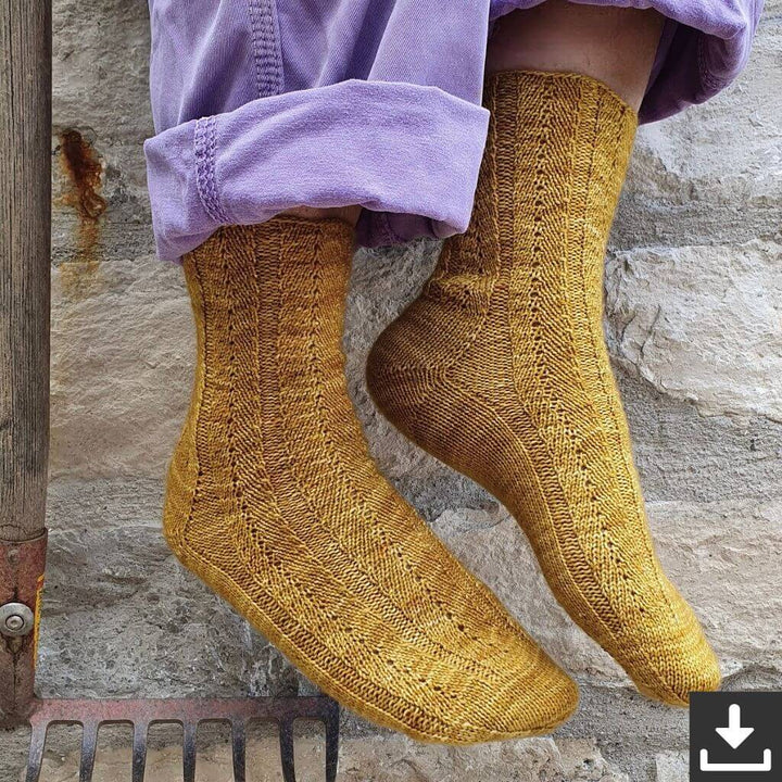 Lane Socken Strickanleitung - Ducathi (PDF)