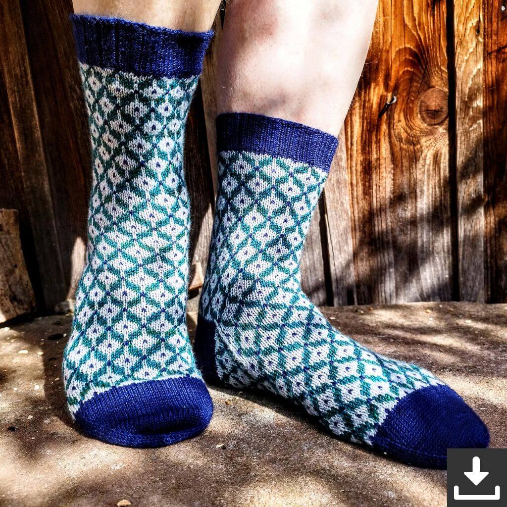 Minipli Socken Strickanleitung - Ducathi (PDF)