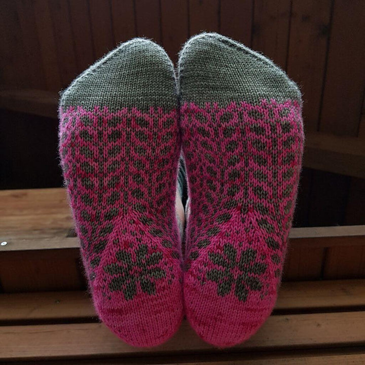 Ducathi Pattern Socken Power Flower Mai Strickanleitung - Ducathi (PDF) Lieblingsgarn
