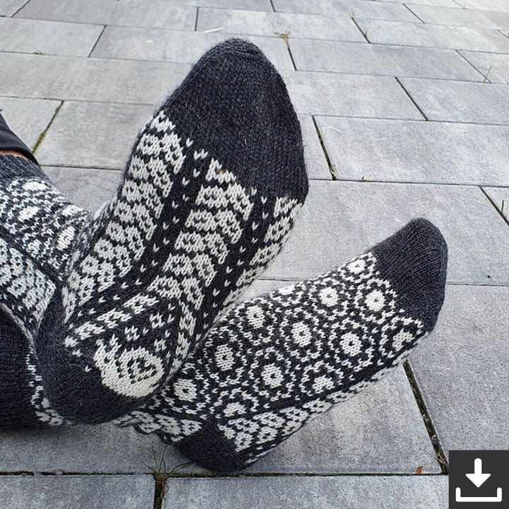 Ducathi Slow Down Socks Strickanleitung - Ducathi (PDF) Lieblingsgarn