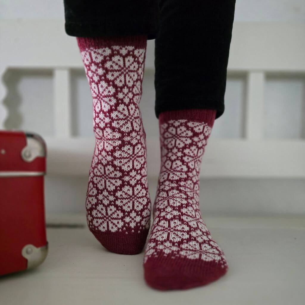 Spring Hope Socken Strickanleitung - Ducathi (PDF)