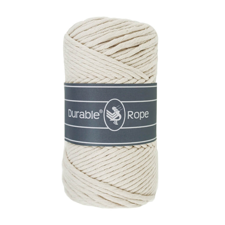 Durable 0326 - Ivory Durable Makramee Garn 3 mm x 75 m Lieblingsgarn