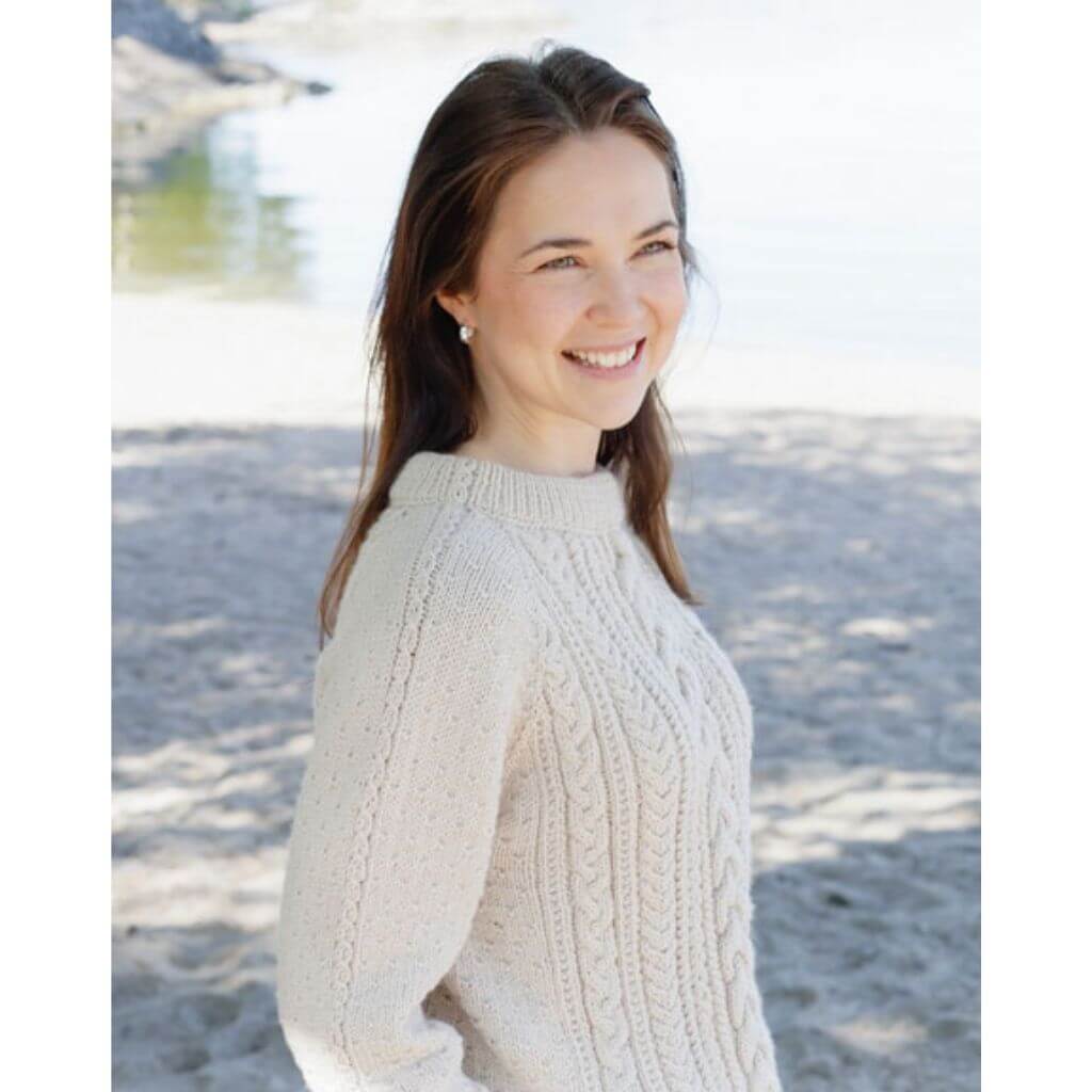 Drops Design Pattern Damen Pullover Echo River Strickanleitung - Drops (PDF) Lieblingsgarn