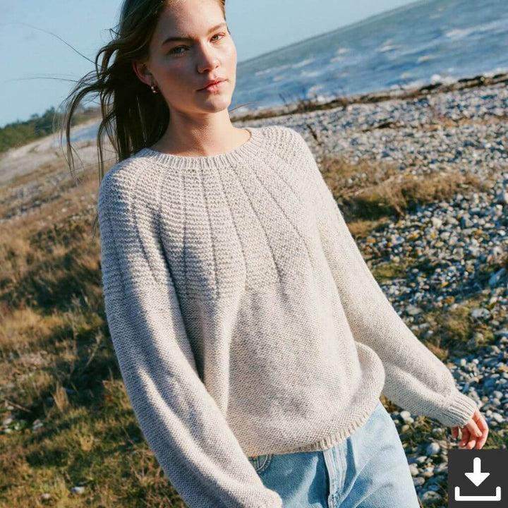 Lana Grossa Pattern Edler Rundpassenpullover Strickanleitung - Lana Grossa (PDF) Lieblingsgarn