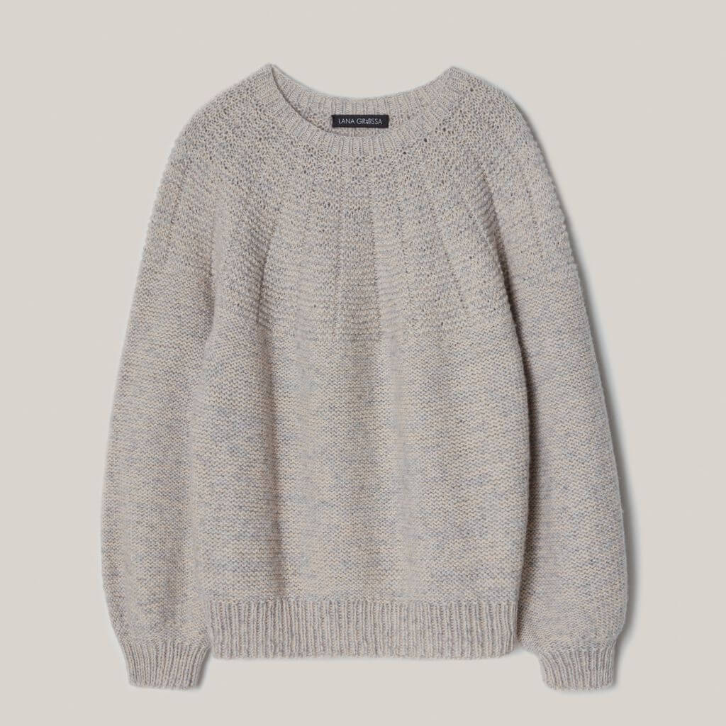 Lana Grossa Pattern Edler Rundpassenpullover Strickanleitung - Lana Grossa (PDF) Lieblingsgarn