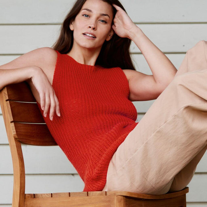 Lana Grossa Pattern Damen Top Strickset - Lana Grossa (PDF) Lieblingsgarn