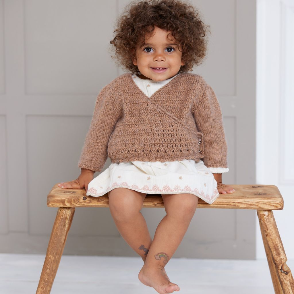 Lana Grossa Pattern Wickeljäckchen Strickanleitung - Lana Grossa (Heft) Lieblingsgarn
