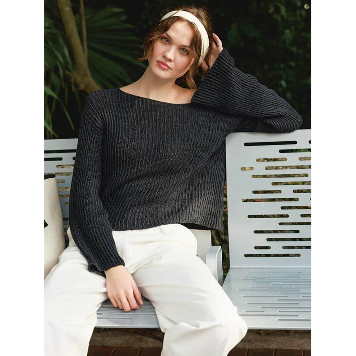 Sandnes Garn Damen Pullover Fenny Sweater Strickanleitung - Sandnes Garn (Heft) Lieblingsgarn